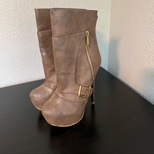 Platform booties
